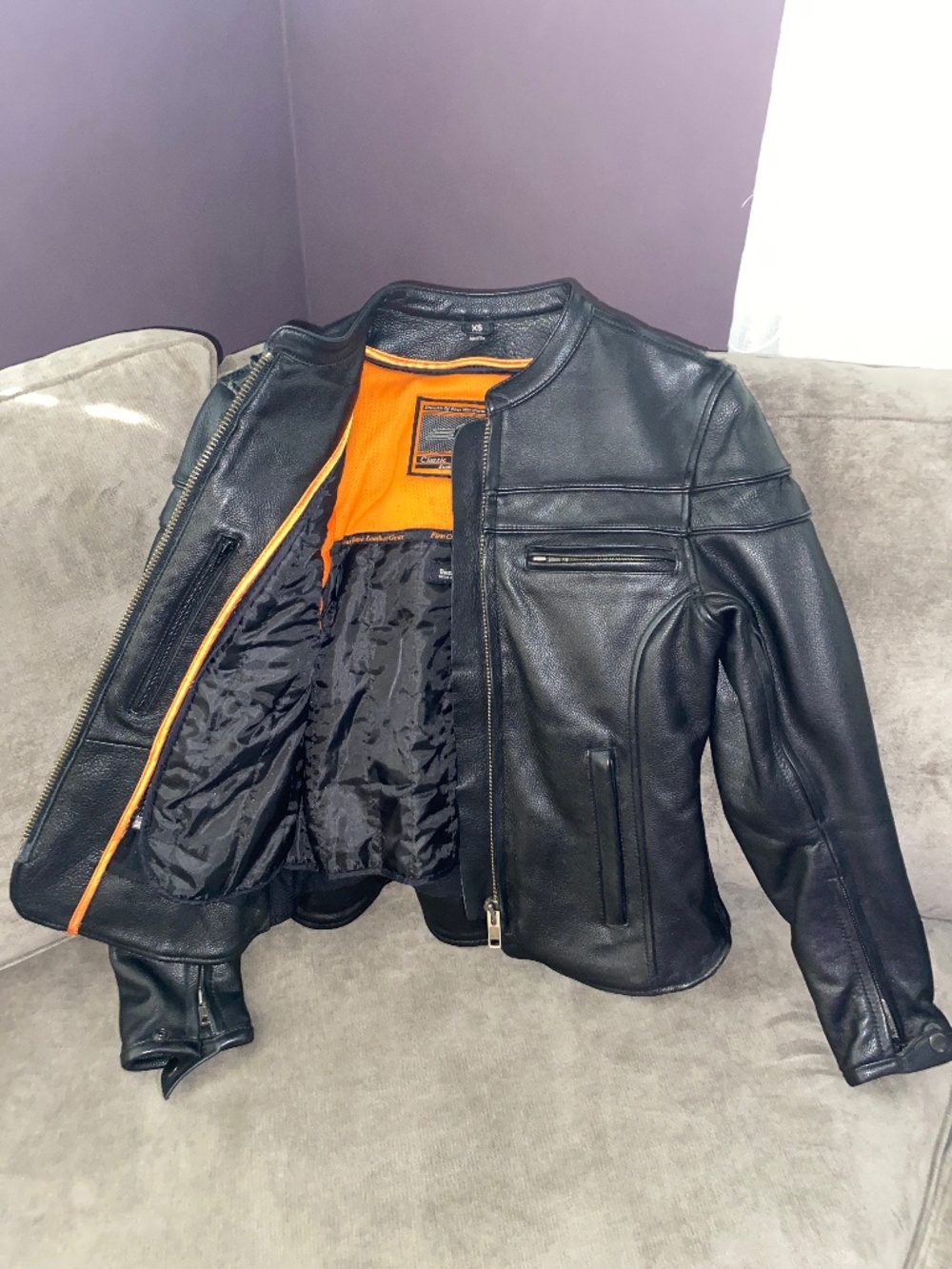 Real Leather First Classics Insulated Riding Coat